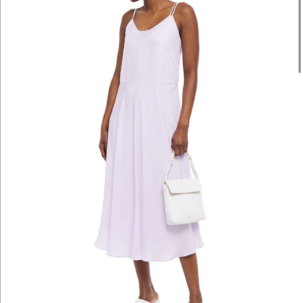 Vince midi satin dress, xs